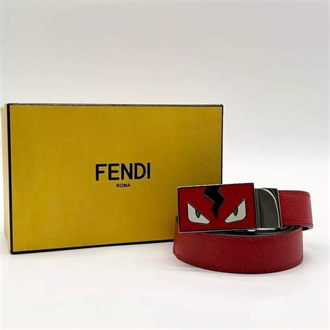 fendi bug belt|fendi belt for men.